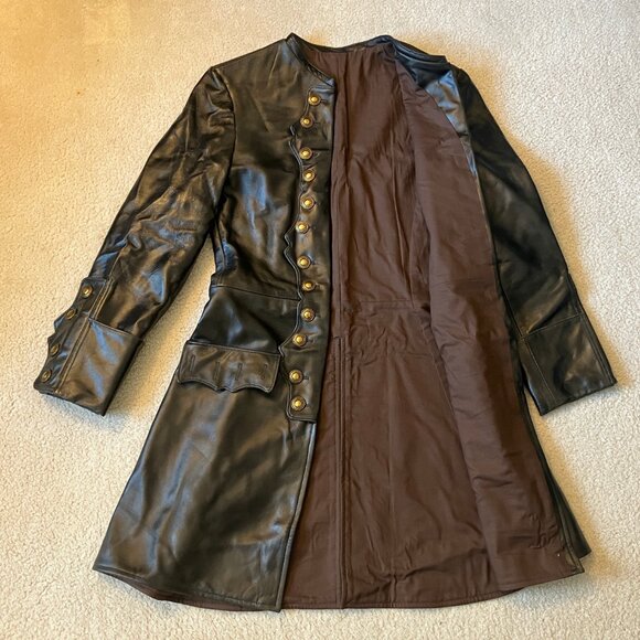 Pirates of the Caribbean Will Turner cosplay leather frock coat - Picture 4 of 14